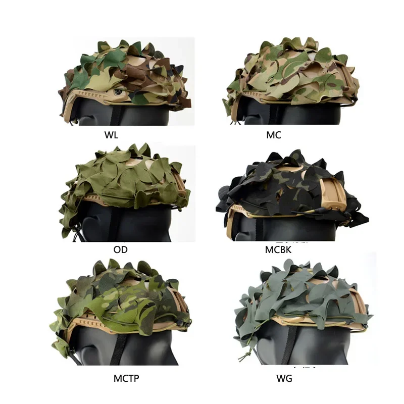 Boonie Hat Tactical - FAST Casco Copertura 3D Casco Panno