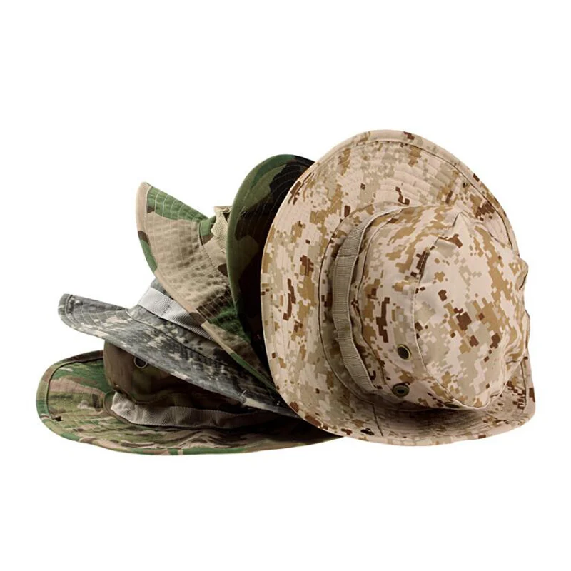 Boonie Hat Tactical - Cappello tattico mimetico da uomo, cappello