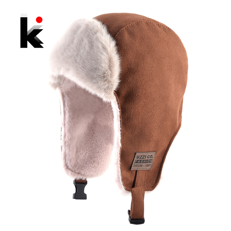 Trapper Hat Ear Flap - Cappello Bomber con paraorecchie Trapper in