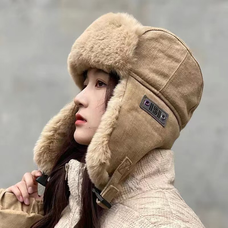 Trapper Hat Ear Flap - Cappello invernale unisex, spesso, stile Lei