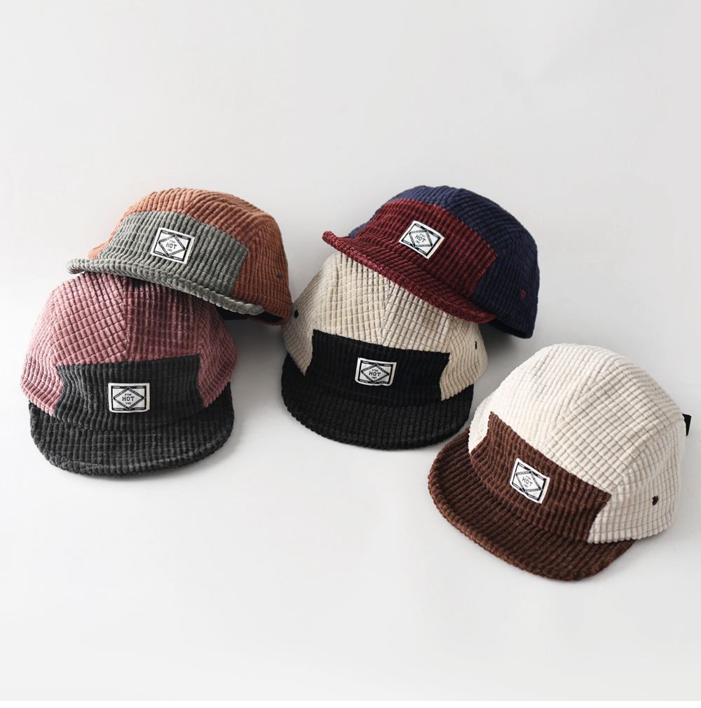 Corduroy Cap 5 Panel - Nuovo cappellino da baseball in velluto