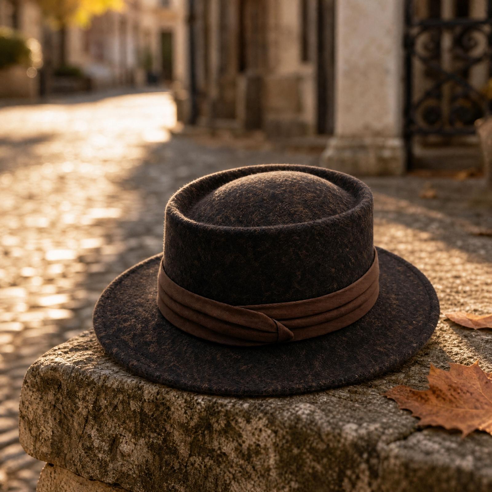 Fedora Hat Wool - Cappello in feltro di lana con