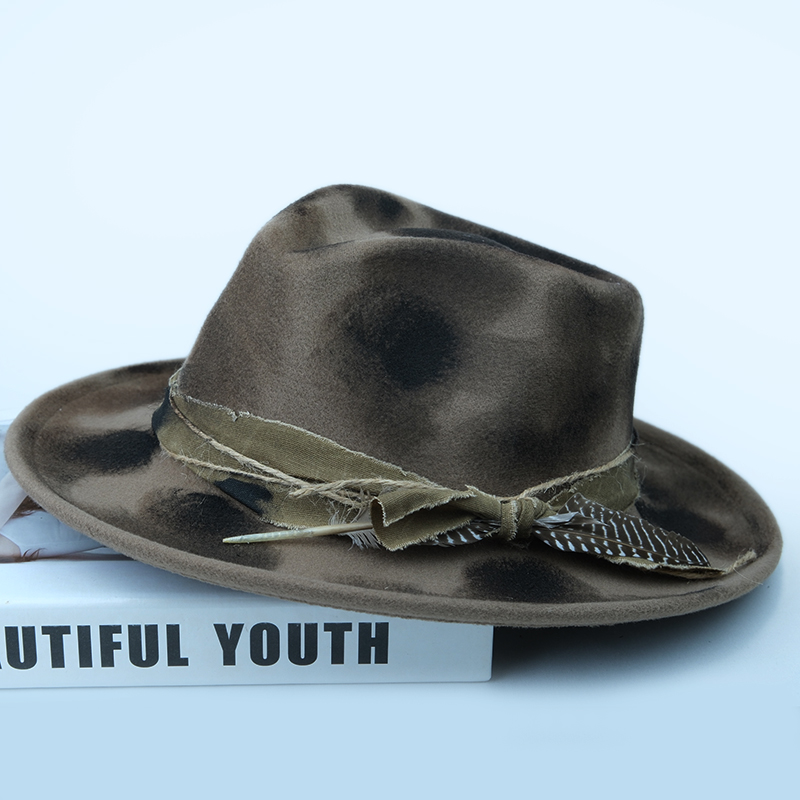 Originale dipinto fuoco Retro  - Fedora Hat Wool recensione e prezzo